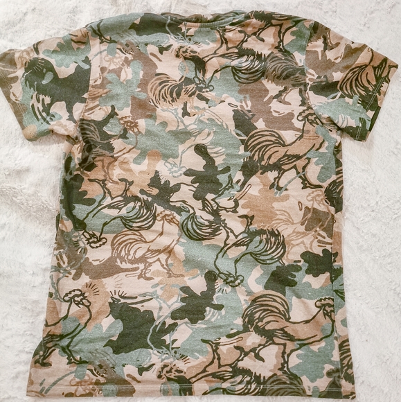 Official Concert Merch - Jason Mraz Camouflage Rooster T-shirt -  Size Small - Picture 4 of 5